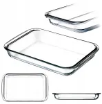 Kadax Stiklinis kepimo indas 3l stačiakampis 39x23cm