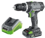 Luxtools Akumuliatorinis gręžtuvas-suktuvas 20v 2ah Lux-tools