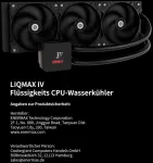 Enermax Liqmax Iv 240 mm Aio Cpu vandens au&scaron;inimas su dviguba kamera Tdp 360w+ Intel Lga 1851/1700/115x/2066 Amd Am5/am4 skaitmeninis ekranas 2x 120 Pwm didelio na&scaron;umo ventiliatorius Elc-lmiv240-sf