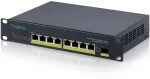 &Scaron;akotuvas Digitus 10" 2,5G 8 prievadų nevaldomas PoE+ komutatorius su 1&times; 10G SFP+, nevaldomas, 2,5G Ethernet (100/1000/2500), Power over Ethernet (PoE), montavimas į stelažą, darbalaukis