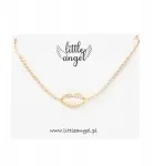Diesel Little Angel reguliuojama apyrankė su lūpomis, dekoruota cirkoniais