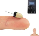 Pingaoculto &scaron;nipinėjimo ausinės, skirtos testavimui Gsm mini Vip Pro nematomos ausinės Nanosim mikrofonas ir lipnios juostelės - nematomos belaidės ausinės (&scaron;nipinėjimo ausinės Vip Pro Supermini Card Gsm)