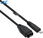 Jjc jungties kabelis, skirtas Sony Rm-vpr1 nuotolinio valdymo pultui su Multi/micro Usb jungtimi ir Vct-vpr1/ Vct-vpr10/ Vct-vpr100 nuotolinio valdymo trikojui, pakeičia Sony Vmc-mm1 Multi Terminal kabelį (1 m/3,28 pėdos)