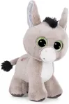 Nici Glubschis Donki 49288 mink&scaron;tas žaislas Donki 17 cm pilkas stovintis tvarus mink&scaron;tas pliu&scaron;inis žaislas, mielas pliu&scaron;inis žaislas apkabinimui ir žaidimui, vaikams ir suaugusiems, puiki dovanos idėja
