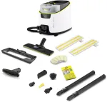 K&auml;rcher SC 5 DELUXE SIGNATURE LINE Cilindrinis garinis siurblys 1,3 L 2250 W Juoda, Balta