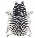 Dirbtinio kailio kilimas 180x220 cm Zebra #c172