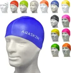 Profesionalios bi-elastic pro silikoninės plaukimo kepuraitės - didmeninės nuolaidos - baseinui, vandens gimnastikai, sportui suaugusiems ir paaugliams - kiekis 1-25-50-100-250 vnt.