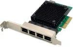 Digitus 2.5 gigabitų ethernet serverio tinklo plok&scaron;tė - 4 portų rj45 - nic - rtl8125b - 10/100/1000/2500 mbps