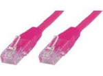 MicroConnect RJ-45 / RJ-45, cat.6, U / UTP, rožinė, 5m (UTP605PI)