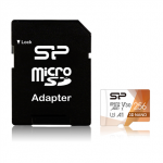 Atminties kortelė Silicon Power Superior Pro 256 GB, micro SDXC, Flash atminties klasė 10, su adapteriu, C10,UHS-I U3, A1, V30