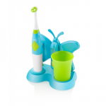 ETA | Dantų &scaron;epetėlis with water cup and holder | Sonetic ETA129490080 | Baterija operated | For kids | &Scaron;epetėlių skaičius galvutės įeina 2 | Number of teeth brushing modes 2 | Mėlyna