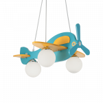 Pakabinamas &scaron;viestuvas Ideal Lux Suspended lamp with 3 lights AVION, E14, transparent