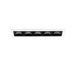 Ideal Lux 10W recessed lamp 5 lights LIKA, 3000K, transparent