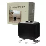 &Scaron;ildytuvas Mill CUS1800MECBA PTC Fan, 1800 W, Tinka kambariams iki 30 m&sup2;, Juodas