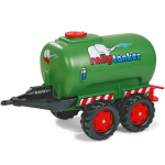 Rolly Toys Ritininiai žaislai didelė tanklaivio priekaba 30L žalia ritininė