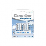 Camelion | AA/HR6 | 2300 mAh | &bdquo;AlwaysReady&ldquo; įkraunamos baterijos Ni-MH | 4 vnt.