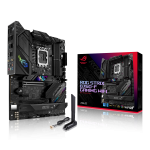 Pagrindinė plok&scaron;tė Asus ROG STRIX B760-F GAMING WIFI Procesorių &scaron;eima Intel, Procesoriaus lizdas LGA1700, DDR5 DIMM, Atminties lizdai 4, Palaikomos standžiojo disko sąsajos SATA, M.2, SATA jungčių skaičius 4, Mikroschemų rinkinys Intel B760, ATX
