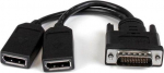 Kabelis StarTech DMS-59 &ndash; DisplayPort x2 0,2m juodas (DMSDP1)