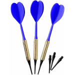 RZUTKI LOTKI PLASTIKOWE DART 3SZT BEZPIECZNE BEST SPORTING - Mėlynas
