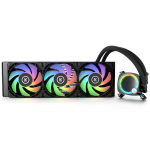 Ek Water Blocks EK Vanduo Blocks EK Vanduo Blocks EK-Nucleus AIO CR360 Lux D-RGB universalus skysčio au&scaron;intuvas - 360 mm, juodos spalvos
