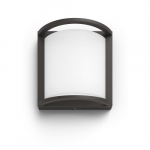Sieninis LED lauko &scaron;viestuvas PHILIPS SAMONDRA, IP44, 4000K, 12W, 1200lm, antracito sp.
