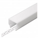 LED juostos profilio dangtelis E7 CLICK, baltas, 2m
