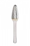 KLINGSPOR FREZ DO METALU HF 100 F FI6,0x18mm TRZPIEŃ 6mm TYP RBF, HIPERBOLICZNY-POŁOKRĄGŁY