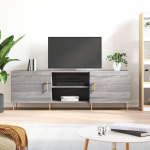 TV staliukas Televizoriaus spintelė, pilka ąžuolo, 150x30x50cm, mediena