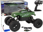 Lean Toys Nuotoliniu būdu valdomas automobilio R/C 2,4 GHz 1:18 žalia