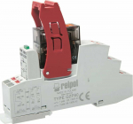 Relpol PUSH-IN sąsajos relė 2P 230V AC 8A AgNi PI84P-230AC-M93G-PS-2012 864847