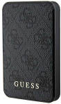 Guess Powerbank 15W GUPB5LP4GEGK 5000mAh juodos spalvos 4G odinis metalinis logotipas