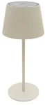 2,5W LED įkraunamas stalo &scaron;viestuvas, smėlio sp., 2700-6000K, su saulės baterija, IP54, dimeriuojamas