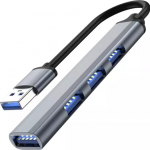 Iso Trade USB HUB - 1 port 3.0 + 3 jungtys 2.0 Izoxis 23316