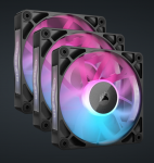 Corsair iCUE LINK RX120 RGB Juodas &ndash; 3 pakuotės CO-9051018-WW