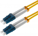helos LWL OS2 Patchkabel Duplex LSZH 3,0mm LC/LC gelb 2,0m