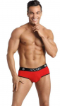 Anais Men Jock ANAIS SOUL Jock Bikini XL - Raudona Microfiber, Open Back, Comfort Fit