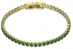 Marc Malone Tessa Žalias Bracelet MCB23055G tennis auksinis plated bracelet