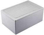 Plus Pack Termo putų dėžė EPS 1/1GN pilka 595x388x262mm