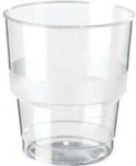 Multi Plastikiniai stikliniai 25 cl Exclusiv PS, 25 vnt. x 40 vnt./dėžėje