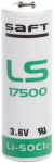 SAFT R23 A LS17500 3,6V 3600mAh elementas