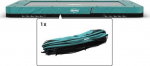 Berg Ultim Champion - InGround Padding 330 Žalias (22cm)