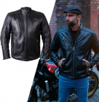 Leather Motorcycle Jacket W-TEC Elcabron