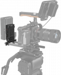 SmallRig 3498 Baterija Adapteris Plate V-Mount (Basic Version) with Dual Rod Clamp