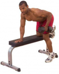 Profesionalus tiesus treniruočių suoliukas Body Solid GFB350