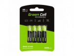 Green Cell AKUMULATORKI Žalias Cell 4x AA HR6 2000mAh GR02