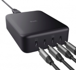 Trust Maxo - 240W GaN 4-port USB-C desk charger, juodas