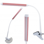 Kosmetinė stalinė LED lempa su spaustuku