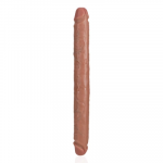 Realrock By Shots RealRock Slim Double Ended Model 35.6 cm - Tan, Flexible Design