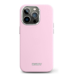 DKNY DKHMP16LSMCHLP Apple iPhone 16 Pro 6.3' dėklas telefonui rožinės spalvos Liquid Silikoninis Small Metal Logo MagSafe