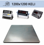 Virtuvinės svarstyklės Platforminės svarstyklės Keli 1200x1200 mm su svėrimo indikatoriumi XK3190 A12E OIML
